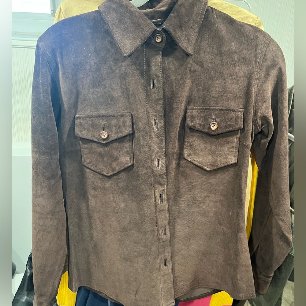 Gap Genuine Leather Shacket